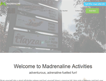 Tablet Screenshot of madrenaline.co.uk